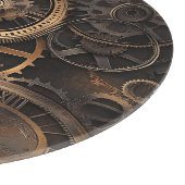 Antikes Steampunk-Schneidbrett Schneidebrett (Ecke)