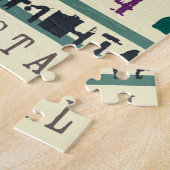 Antikes Stempel: Dokumentendekor Puzzle (Seite)