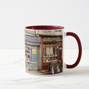 Antikes Tabakgeschäft in Frankreich Tasse