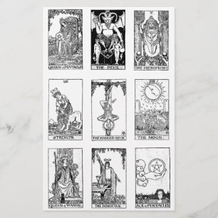 antikes Tarot Briefpapier