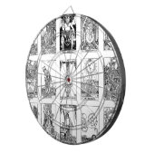 antikes Tarot Dartscheibe (Vorderseite rechts)