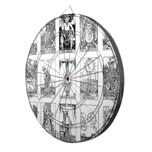 antikes Tarot Dartscheibe (Vorderseite rechts)