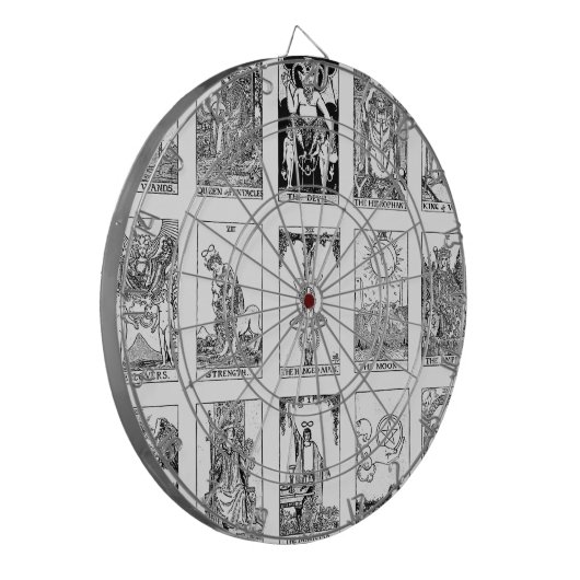 antikes Tarot Dartscheibe (Vorderseite Links)