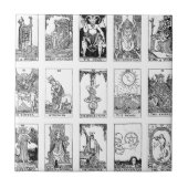 antikes Tarot Fliese (Vorderseite)