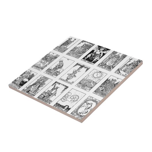 antikes Tarot Fliese (Seite)