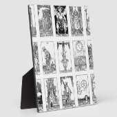 antikes Tarot Fotoplatte (Seite)