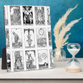 antikes Tarot Fotoplatte (Seite)