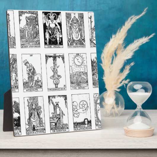 antikes Tarot Fotoplatte (Seite)