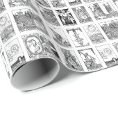 antikes Tarot Geschenkpapier (Rolleneckpunkt)