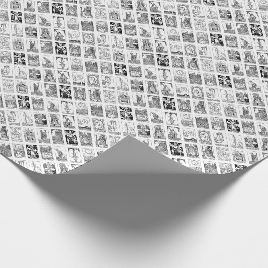 antikes Tarot Geschenkpapier (Ecke)