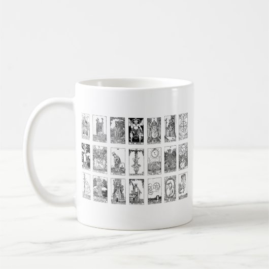 antikes Tarot Kaffeetasse (Links)