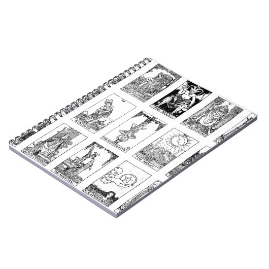 antikes Tarot Notizblock (Linke Seite)