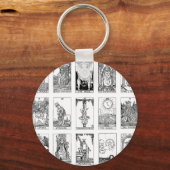 antikes Tarot Schlüsselanhänger (Vorderseite)