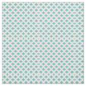 Antikes Teal-Fleur-de-lis-Muster Stoff (Muster)