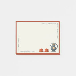 Antikes Teeservice mit Charme Post-it Klebezettel