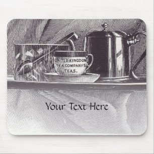 Antikes Teetablett Mousepad