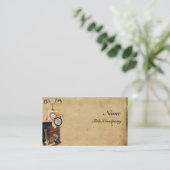 Antikes Telefon, Kompass und Kamera Visitenkarte (Stehend Vorderseite)