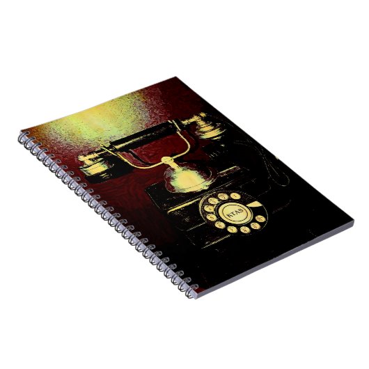 Antikes Telefon-Telefonnummer-Buch Notizblock (Rechte Seite)