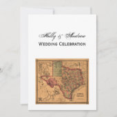 * Antikes Texas Karte #1 (Vorderseite)