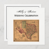 * Antikes Texas Karte #1 (Vorne/Hinten)