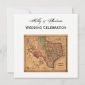 * Antikes Texas Karte #1 (Vorderseite)