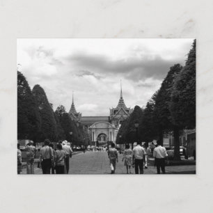 Antikes Thailand Bangkok Touristen königliches Pal Postkarte