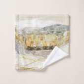 Antikes Theater Athen Griechenland Badetuch Set (Waschlappen)