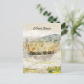 antikes Theater Herodion, Athen, Griechenland Postkarte (Stehend Vorderseite)