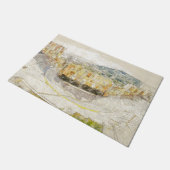 Antikes Theater in Athen, Griechenland Fußmatte (Schrägansicht)