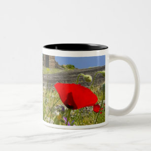 Antikes Theater in der Akropolis von Pergamon Zweifarbige Tasse