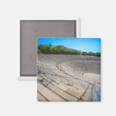 antikes Theater in Epidaurus, Argolida, Griechenla Magnet (Vorderseite/Rückseite)