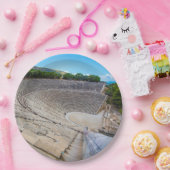 antikes Theater in Epidaurus, Argolis, Griechenlan Pappteller (Party)