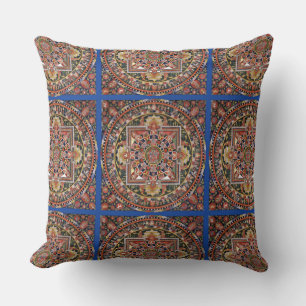 Antikes tibetisches tantrisches Buddhismus-Mandala Kissen