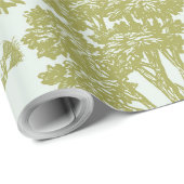 Antikes Toile-Muster mit Dinosauriern Geschenkpapier (Rolleneckpunkt)