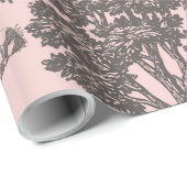 Antikes Toile-Muster mit Dinosauriern Geschenkpapier (Rolleneckpunkt)