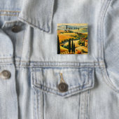 Antikes Toskana-Land mit individuellem Text Button (Beispiel)