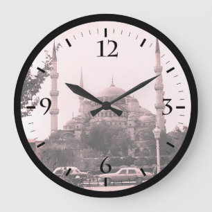 Antikes Türkei Istanbul Blaue Moschee Große Uhr