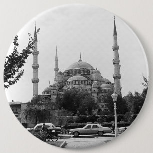 Antikes Türkei Istanbul Die Blaue Moschee 1970 Button