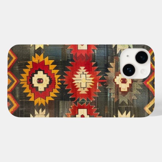 Antikes türkisches Mersin Kilim Case-Mate iPhone Hülle (Rückseite (Horizontal))