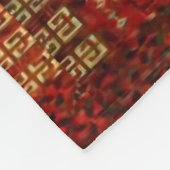 Antikes turkmenisches Design Fleecedecke (Ecke)