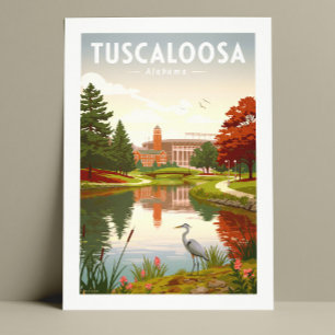 Antikes Tuscaloosa Alabama Postkarte