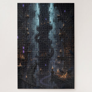 Antikes unendliches Bibliotheks-Puzzle – 1014 Teil Puzzle