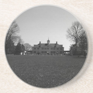 Antikes USA Mount Vernon George Washington Haus Getränkeuntersetzer