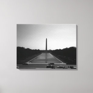 Antikes USA Washington Monument Leinwanddruck