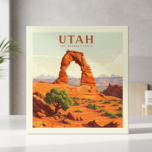 Antikes Utah Fliese