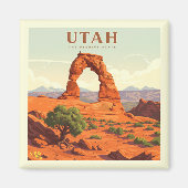 Antikes Utah Magnet (Vorne)