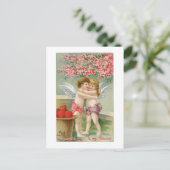 Antikes Valentine Feiertagspostkarte (Stehend Vorderseite)