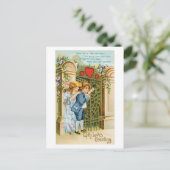 Antikes Valentine Feiertagspostkarte (Stehend Vorderseite)