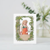 Antikes Valentine Feiertagspostkarte (Stehend Vorderseite)