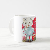 Antikes Valentine Kaffeetasse (Vorderseite Links)